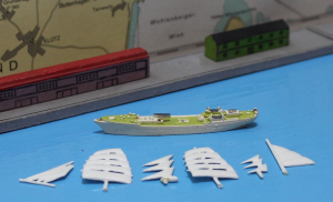 Schulschiff "Gorch Fock"  Rumpf mit Segeln (1 St.) D 1958 Hansa S 68